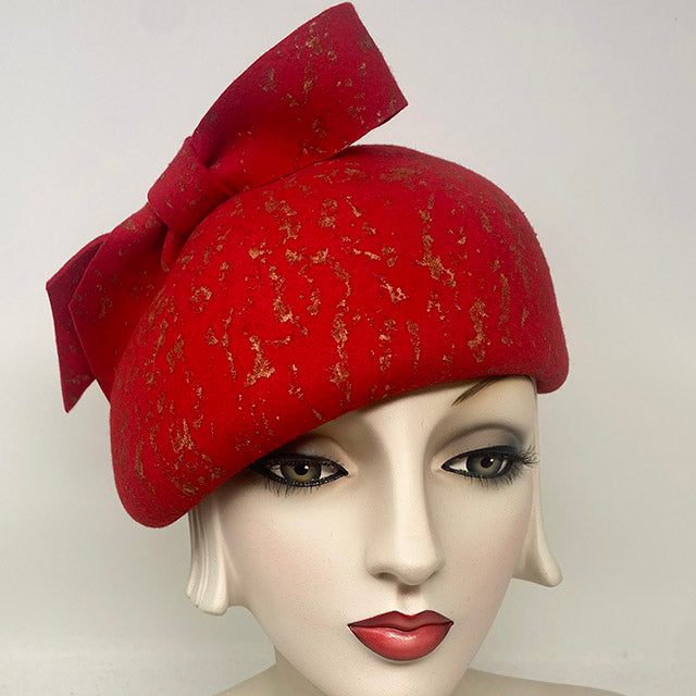 Cynthia in Regal Red