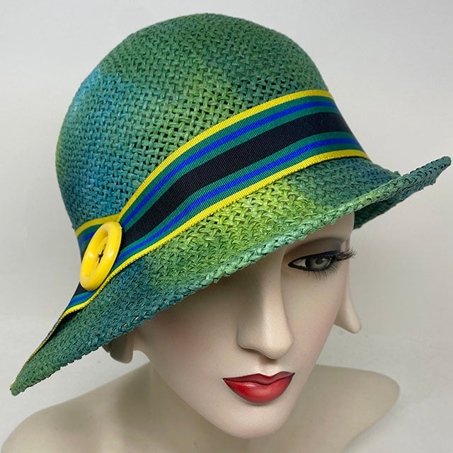 Gatsby in green hand dye