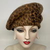 Diva beret in leopard
