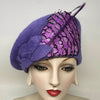 Diva beret in lavender.