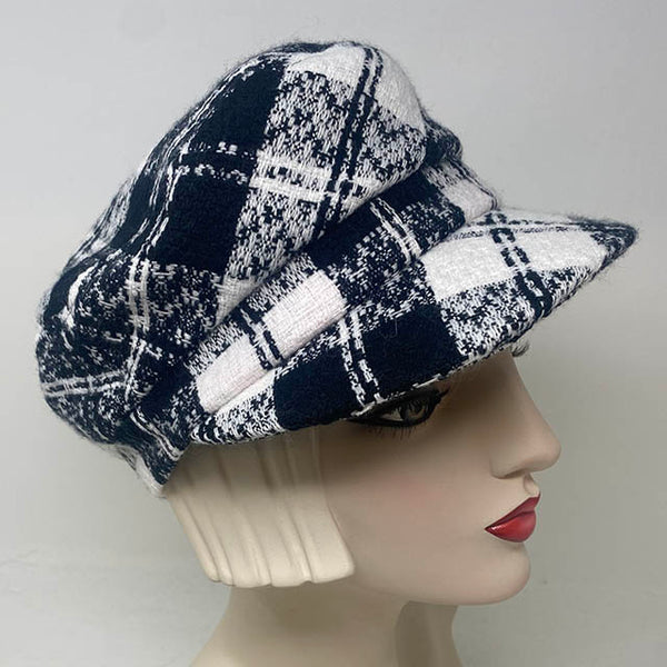 Enfield in Black & White Plaid