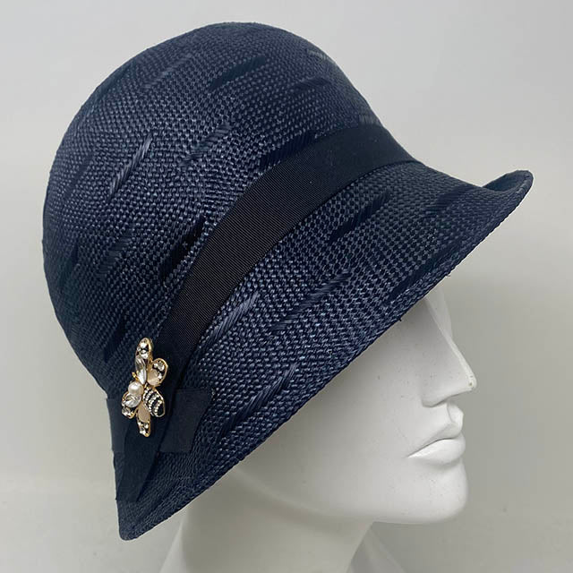 Gatsby in navy racello