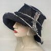 Lola 1 in Frayed Black Denim