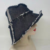 Lola 1 in Frayed Black Denim