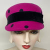 Scout in fuschia dot