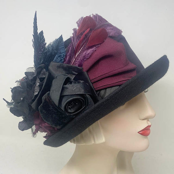 Suzanne in Black & Plum