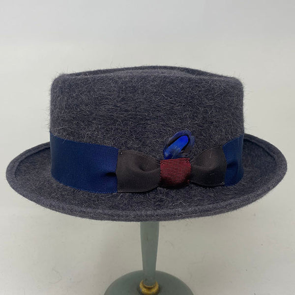 Buster in Grey Mohair