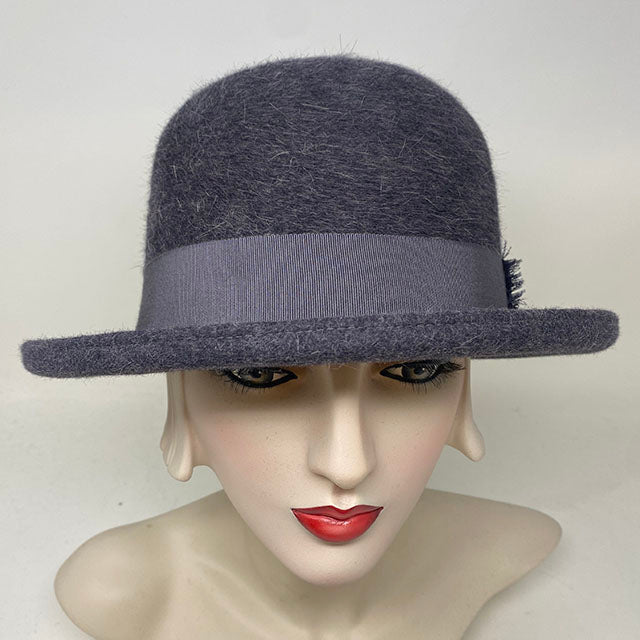 Keaton in gray mohair