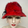 New Cap in Red Angora