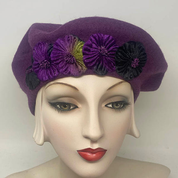Plum Beret