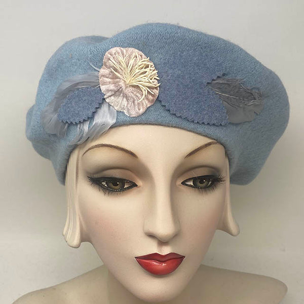 Robin's Egg Blue Beret