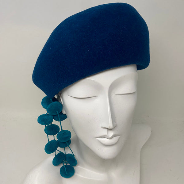 Sophie beret in teal