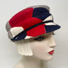 Two tier cap in red mix